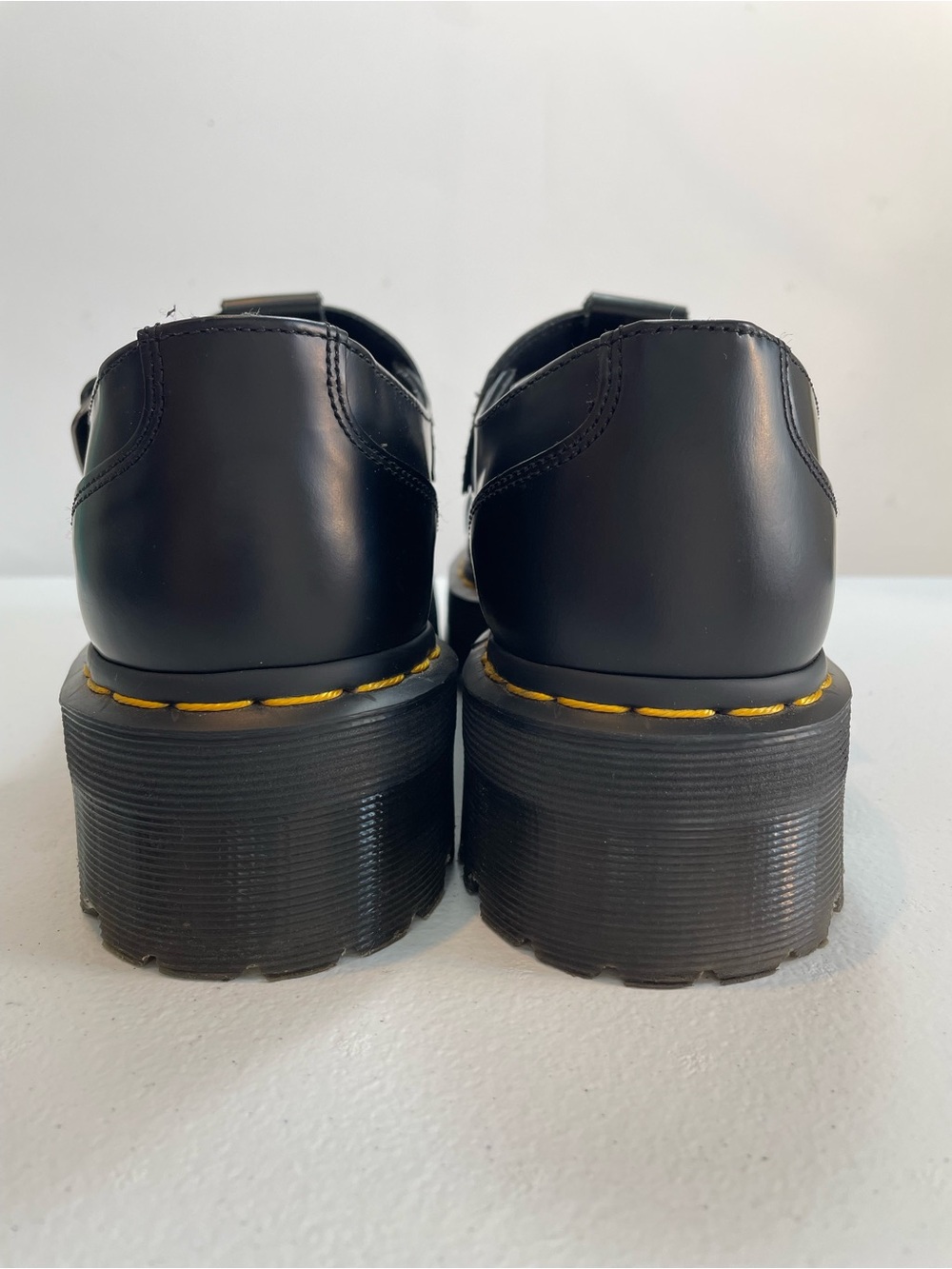 Dr. Martens Bethan Black T-Bar Mary Jane Shoes w/ Quad Platform Sole - Size 10 - Picture 6 of 8